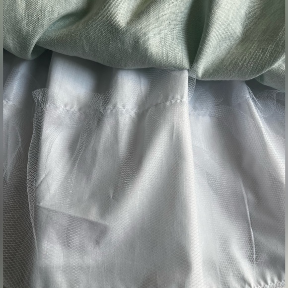 Bailey Boys Linen Float Dress with Eyelet Collar NWOT - Picture 4 of 5